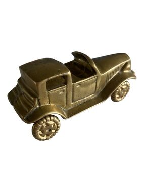 Antique Brass Vintage Car Figurine